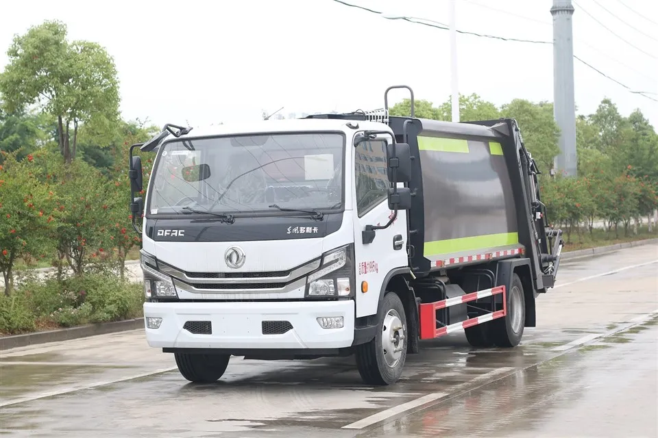Rear-loading Compactor Garbage Truck (12m³ Compressed Volume) with Automated Hydraulic System